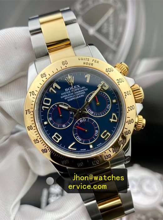 Two-Tone Blue Arabic Dial 1:1 Super Clone Daytona 116503